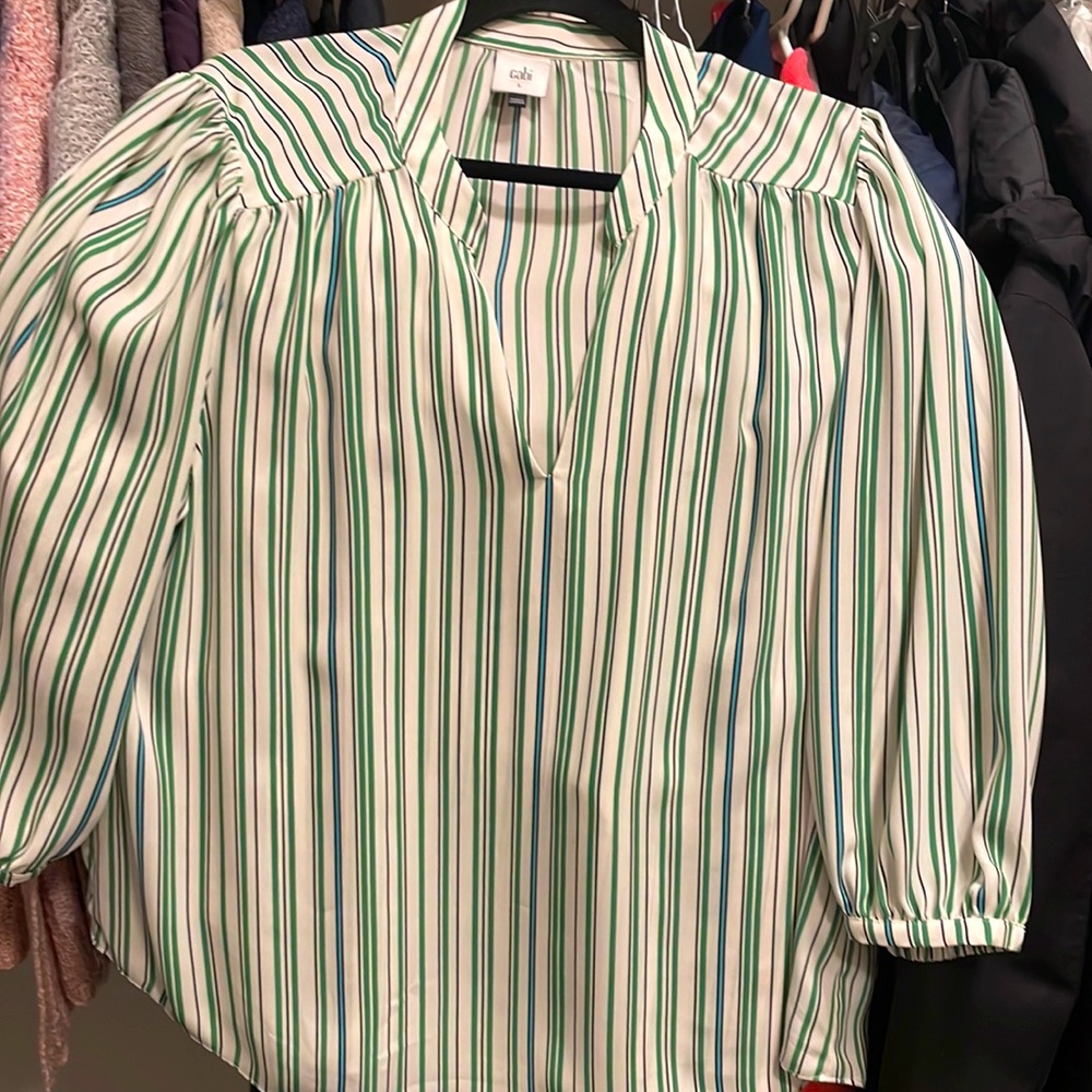 Cabi ¾ sleeve with v neck top